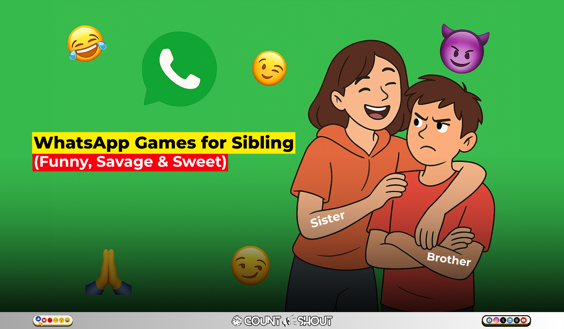 101 Fun WhatsApp Games to Play with Your Siblings 1 WhatsApp Games for Sibling